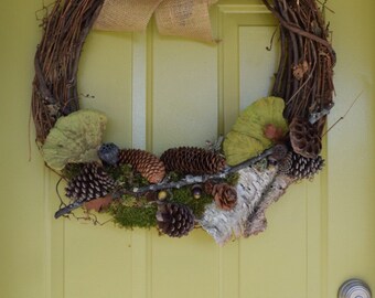 Mushroom wreath | Etsy