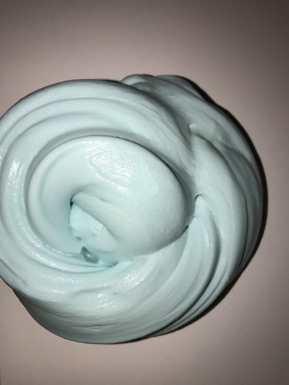 Items similar to Blue Sky Fluffy Slime on Etsy