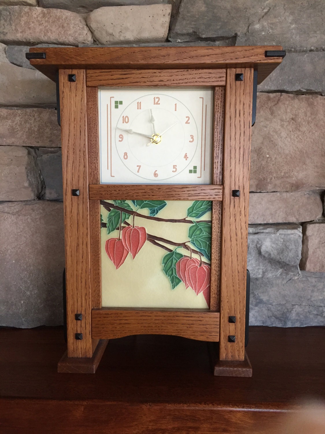 Mission Mantle Clock Large