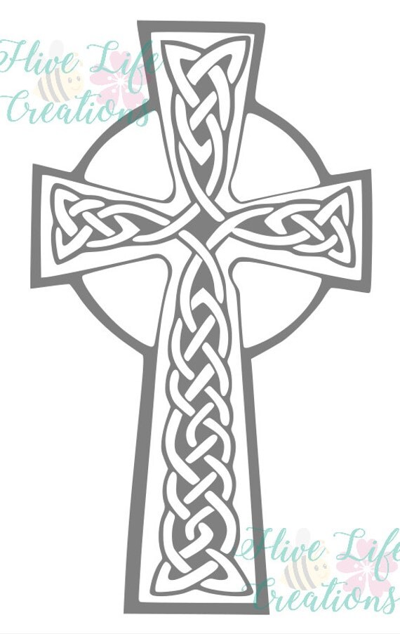 Download Celtic Cross SVG * Irish St. Patrick's Day SVG DXF Png ...