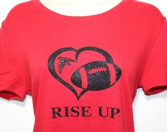 Atlanta Falcons Rise Up Tee - Glitter images!!!
