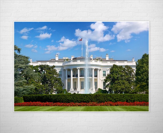 White House Limited Edition 24x36 Poster White House Canvas