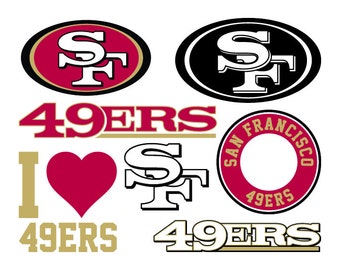 San Francisco 49ers Cut Files, San Francisco 49ers SVG File, San Francisco 49ers SVG Cutting, San Francisco 49ers SVG File, Instant Download