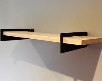 Standard Metal Shelf Brackets (2) - Modern, Contemporary, Minimalist, Loft, Industrial, Geometric Shelf Bracket