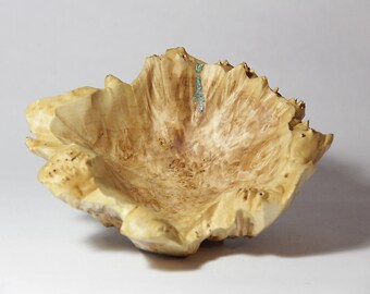 decorative maple burl bowl