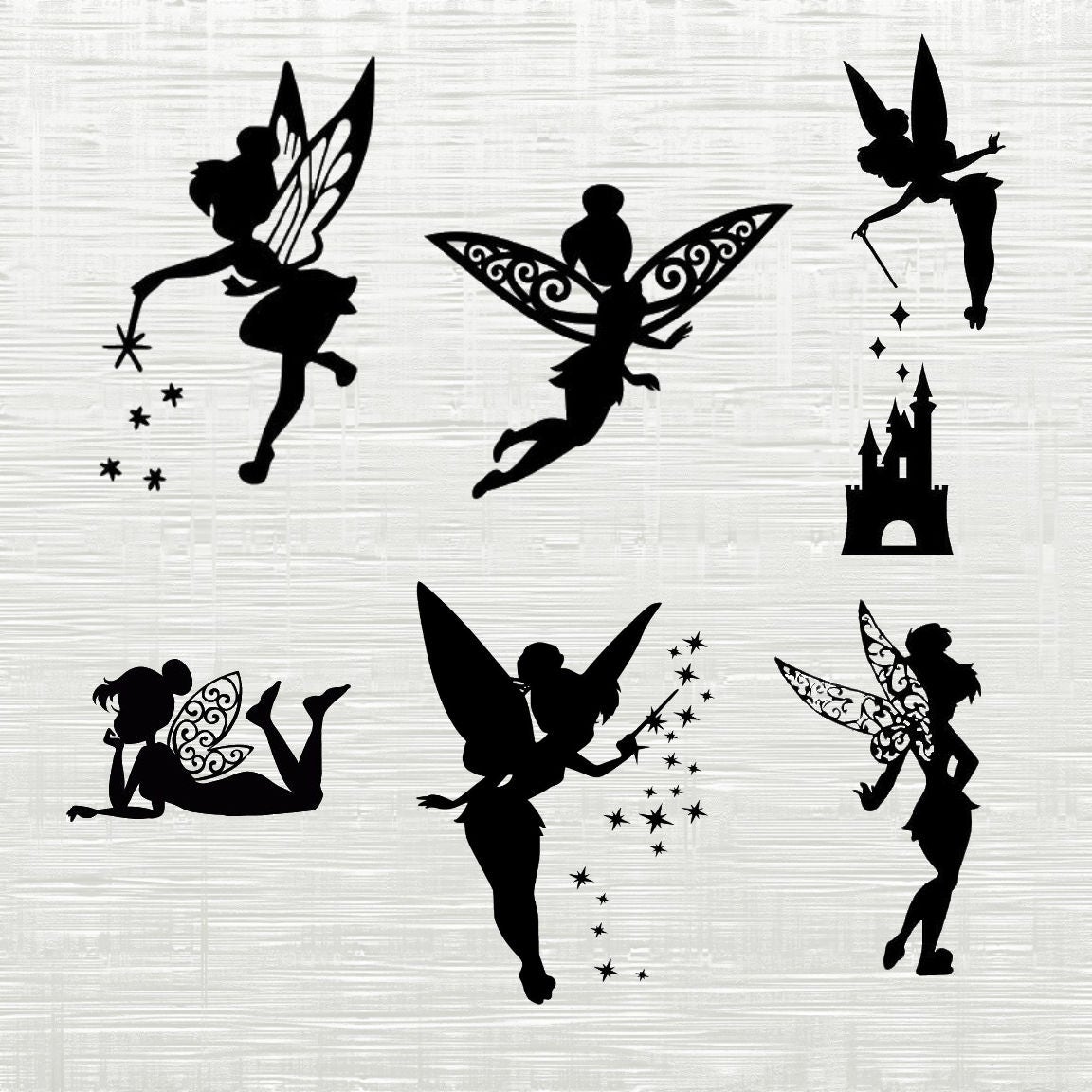 Tinker bell svg (page 1). Free for commercial use with attribution. 