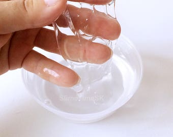 Clear Slime 50g 1,7oz Transparent Slime Colourless Putty Goo Jiggly Slime Toy Made in EU