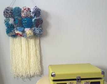 Pom Pom Wall Hanging pom pom wall hanging | etsy Pom Pom Wall Hanging pom pom wall hanging | etsy