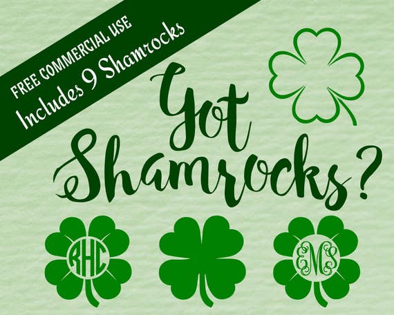 Download FREE St. Patrick's Day Shamrock Files | Cutting Files for ...