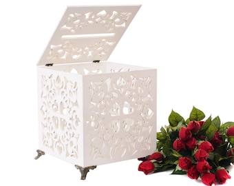 Wedding Card box Card holder Wedding plywood box Wedding gift Wedding keepsake box Money holder Wedding gift boxes Wooden Money Box