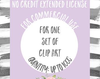No Credit License for 10 Clipart Sets Commercial Use DigitalNo Credit License for 10 Clipart Sets - Commercial Use Digital Graphics and Clip Art Sets - 웹