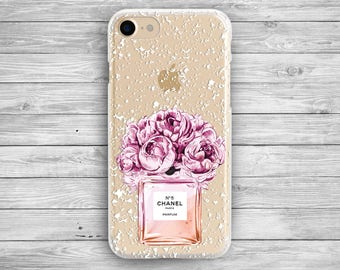 iphone 7 case iphone 6 case chanel iPhone 7 plus iphone chanel samsung s7 chanel chanel iphone 7 clear case phone 6s case galaxy case floral