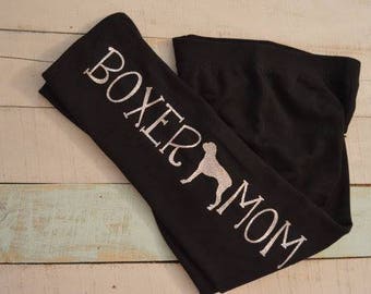 Dog Mom/ Boxer Mom Sweats/ Sweat Pants/ Customized Sweat Pants