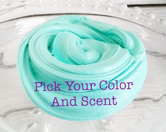 Slime, Butter Slime, 6oz, Scented Slime, Pick Your Color and Scent, Borax Free