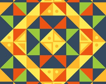 Colorful Triangles Backdrop