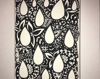 raindrop drawing insert