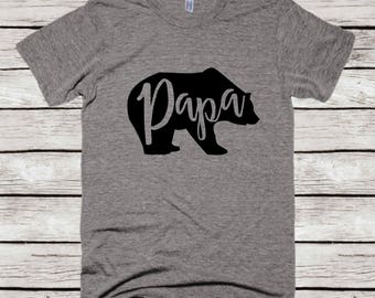 Papa Bear Shirt, Fathers Day Gift, Papa Bear T-shirt
