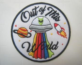 Out of this world - Iron on patch