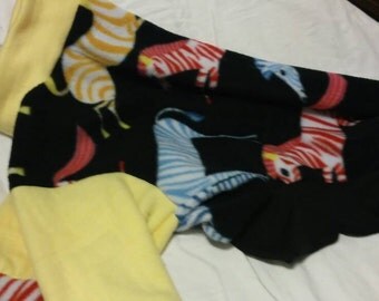 Greyhound Jammies. Small - zebra herd