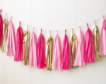 Free Shipping Tassel Garland Golds and Grays Wedding