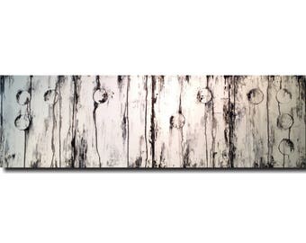 Original Large painting Braille - 20 X 64 Inches-by Artist JMJartstudio- LOVE -Wall art- Custom-Featured on the TODAY Show