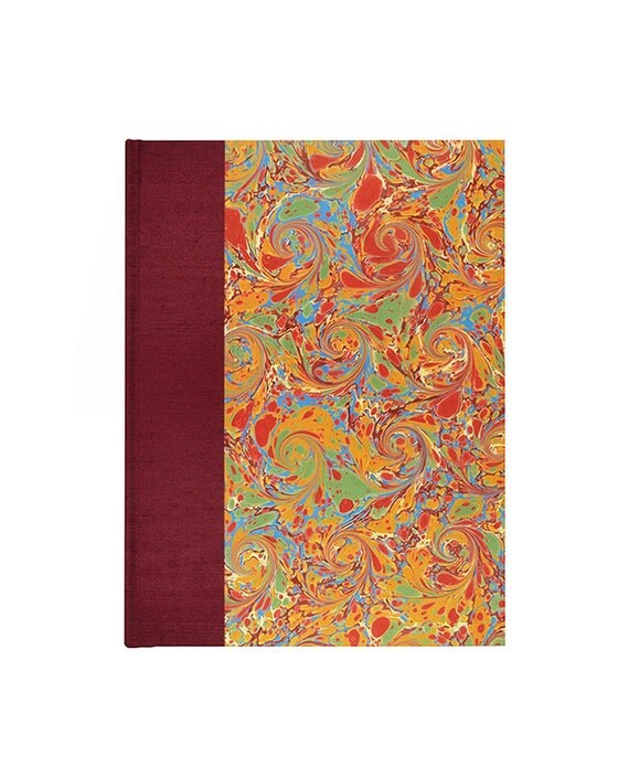 Wine Cellar Record Book Antique French Curl by WolfiesBindery