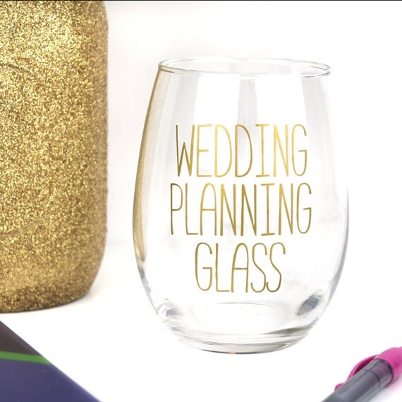 Download Wedding Planning Wine Glass Stemless Wine Glass Bride Gift