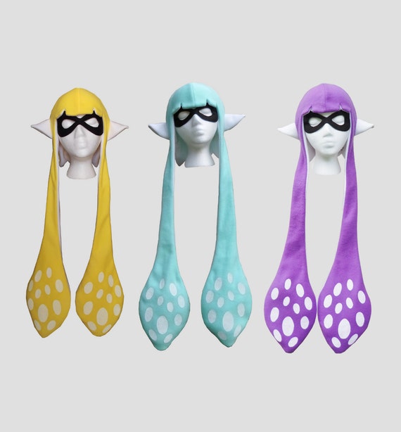 Splatoon Hat Squid inkling Splatoon Cosplay Hat Comic Con