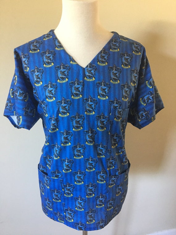 Harry Potter hogwarts medical scrub top medical scrubs