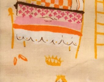 Heather Ross Fabric/Far Far Away Fabric/Princess and the Pea/Cotton voile fabric