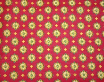 Vintage French Provence Indienne Fabric NOS Curtain Panel to Use or Re-Purpose - Original Tag