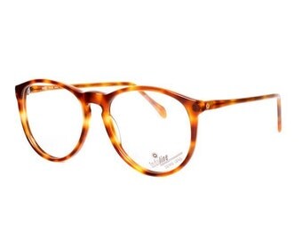 80's brown tortoise panto glasses - vintage lightweight eyeglasses - prescription frames - women and mens round eyeglass - shell 658