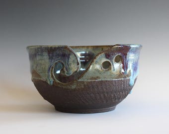Gifts For Knitters, Knitting Bowl, Yarn Bowl, handmade stoneware pottery,handmade ceramic yarn bowl, READY TO SHIP