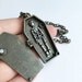 Skeleton Coffin Antique Brass Halloween Necklace