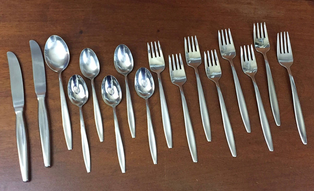 Modern Silverware set Flatware Germany roneusil stainless