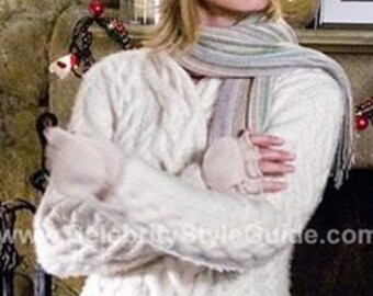 Cable Knit Sweater - "The Holiday" - MADE TO ORDER