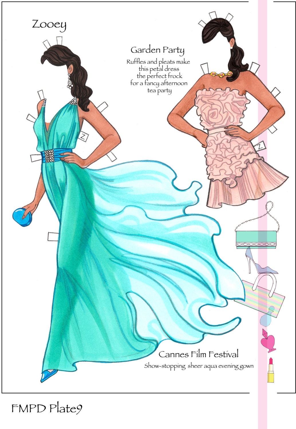 high fashion paper dolls