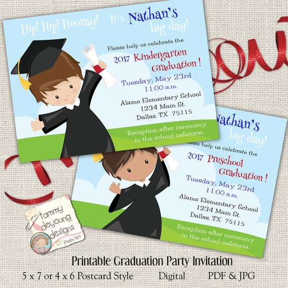 Preschool Graduation Invitation Ideas 10