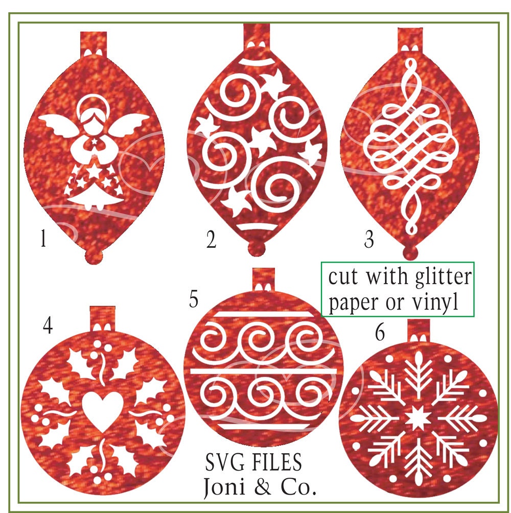 Download Christmas SVG File Cut Ornaments svg Make paper cut ornaments