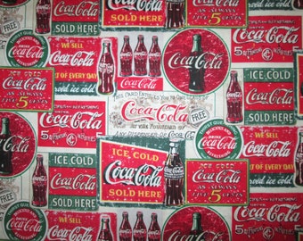 Coca cola fabric | Etsy