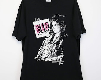 Sex Pistols Sid Vicious Sid & Nancy Shirt Vintage 90's Made In Spain RARE - Foto 7
