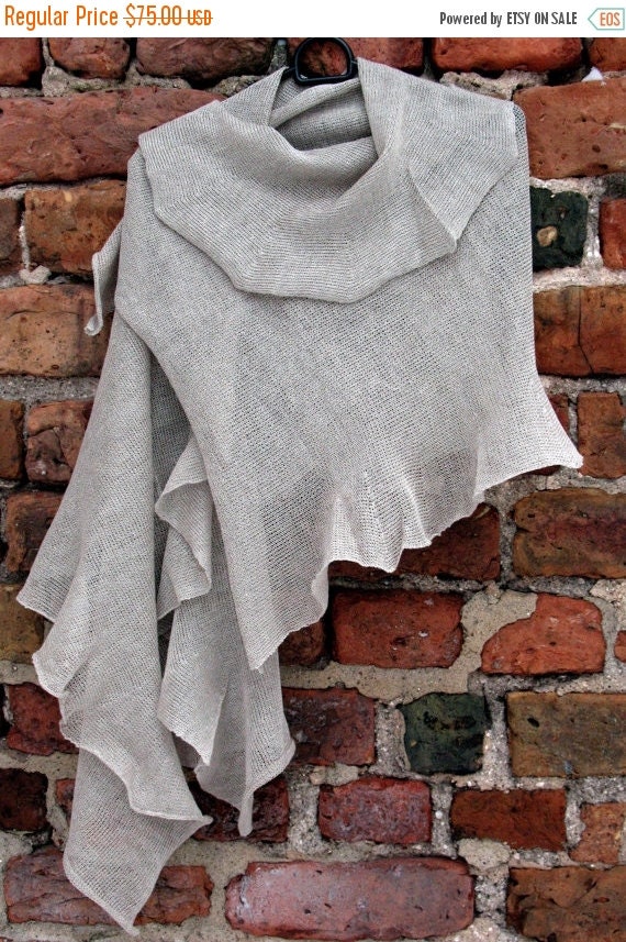 grey stole wrap