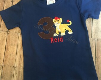 Lion Guard inspired birthday shirt