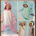 UNCUT Child Toddler Halloween Costume Sewing Pattern Simplicity 1032 Cat, Unicorn, Dog, Penguin