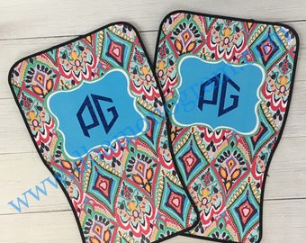 Monogram Floral Carmats, Monogram Car mats