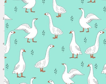 Cloth Menstrual Pad Custom Minky "Farm Goose" Moderate or Heavy flow ~ Pick the Length ~ Eco Friendly ~ Vegan