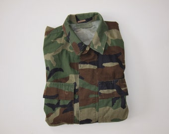 Vintage Camo Military Jacket
