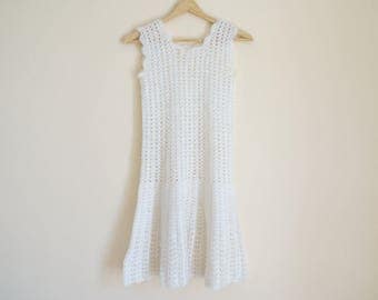 Vintage 1970s Crochet Dress
