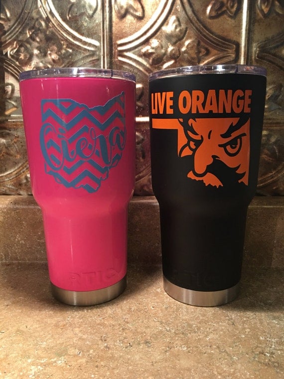 CUSTOM RTIC 20/30 oz tumbler / custom decal / personalized