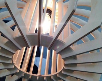 Wooden Pendant light - 'Rotundus Pendant Light' - Natural - Made in Brisbane Australia - Certified hoop pine